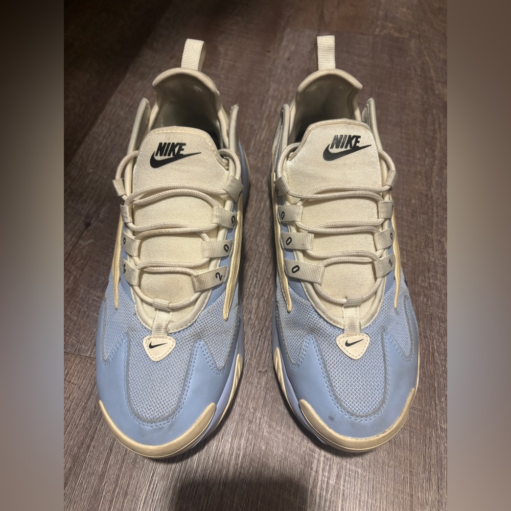 RARE Nike ZOOM 2K aluminum/black/white size 8.5W/ 7M